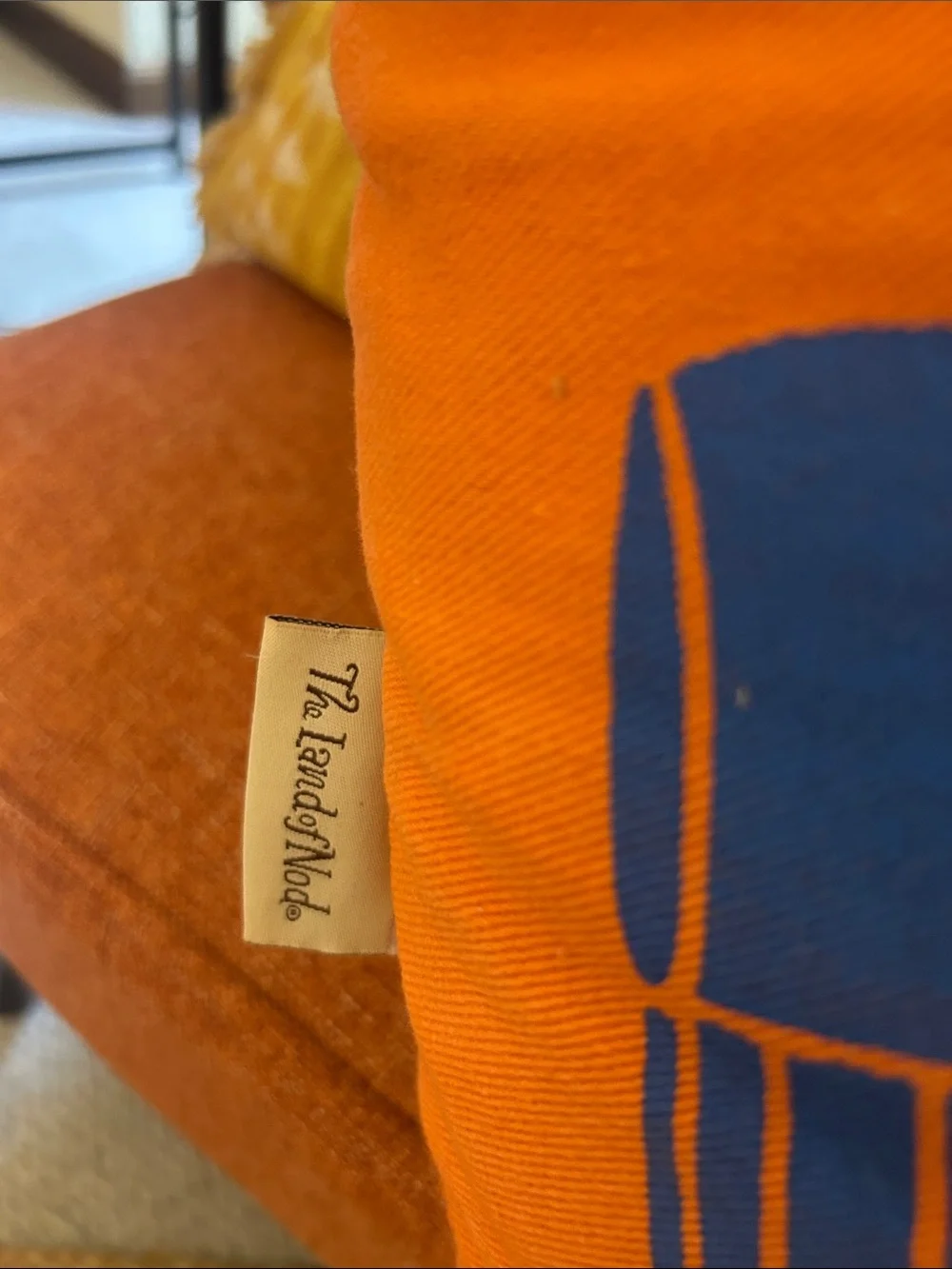 Robot Print Decorative Pillow Covers - Orange, Blue, Cream, Yellow